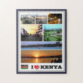 Kenia - Panorama - Puzzle (Vertikal)