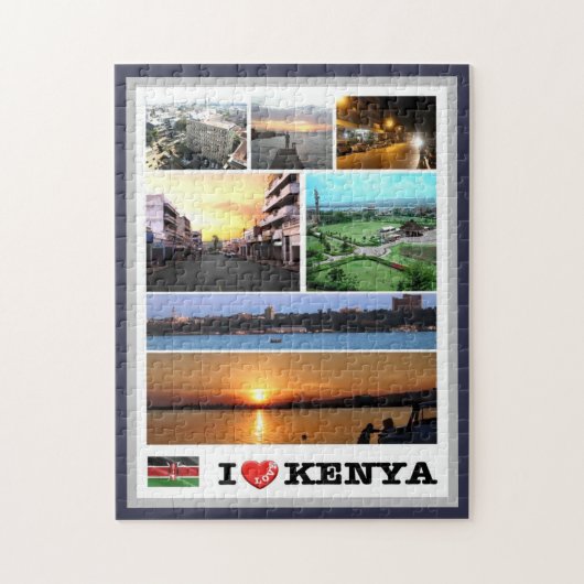 Kenia - Panorama - Puzzle (Vertikal)