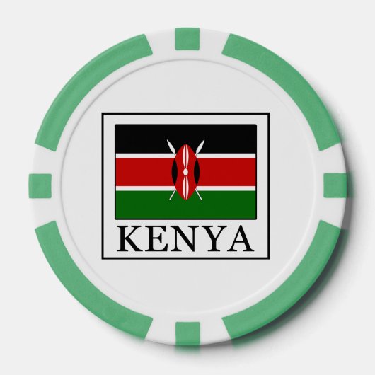 Kenia Pokerchips (Vorderseite)