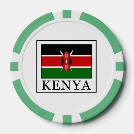 Kenia Pokerchips (Vorderseite)
