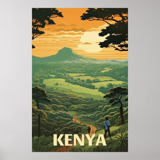 Kenia, Poster (Vorne)