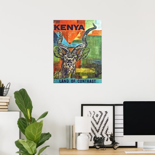 Kenia Poster (Heimbüro)