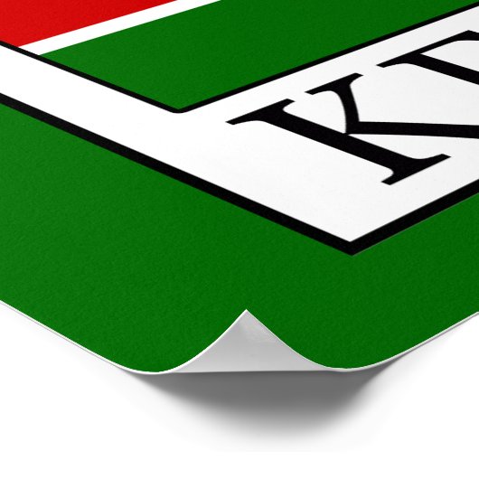 Kenia Poster (Ecke)