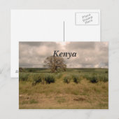 Kenia Postkarte (Vorne/Hinten)
