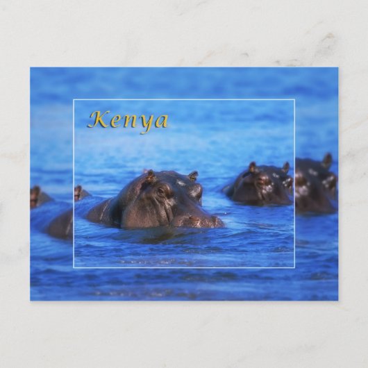 Kenia Postkarte (Vorderseite)