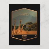 Kenia Postkarte (Vorderseite)