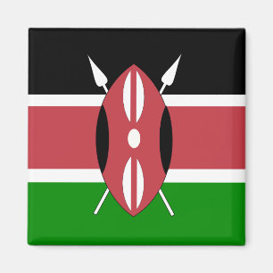 Kenia-Qualitäts-Flagge Magnet