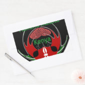 Kenia Rechteckiger Aufkleber (Umschlag)