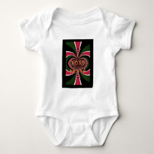 Kenia Reise Geschenk – Hugs & Kisses Design Baby Strampler