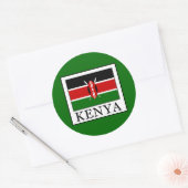 Kenia Runder Aufkleber (Umschlag)