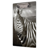 Kenia. Schwarz u. Weiß von Zebra und von Ebene Klemmbrett (Links)