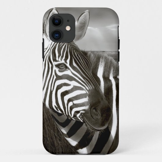 Kenia. Schwarz & Weiß von Zebra und schlicht. Case-Mate iPhone Hülle (Rückseite)