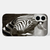 Kenia. Schwarz & Weiß von Zebra und schlicht. Case-Mate iPhone Hülle (Rückseite (Horizontal))