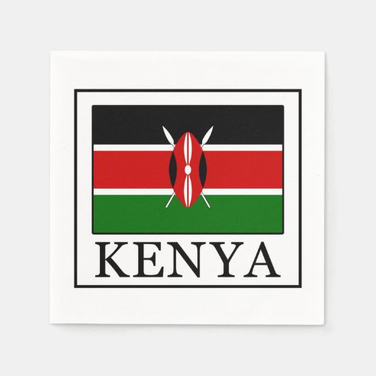 Kenia Serviette (Vorderseite)