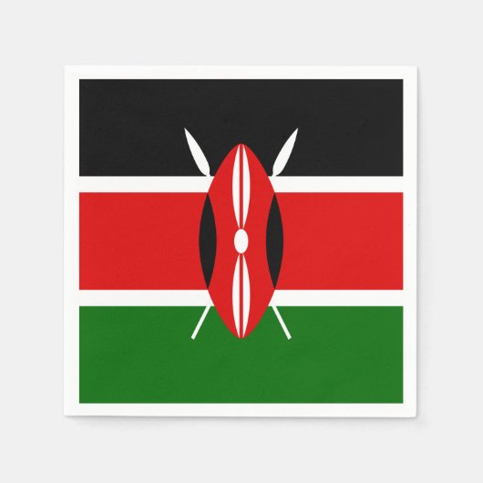 Kenia Serviette (Vorderseite)