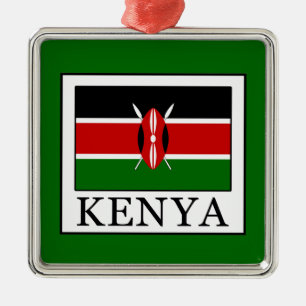 Kenia Silbernes Ornament