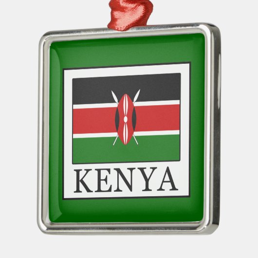 Kenia Silbernes Ornament (Links)