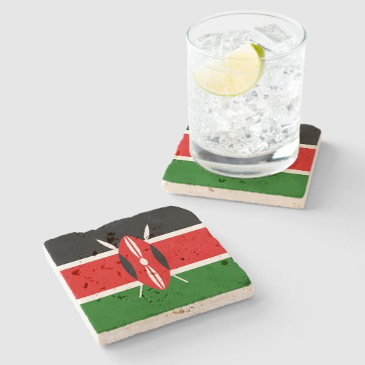 Kenia Steinuntersetzer (Seitenansicht)