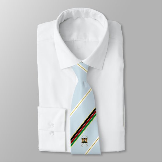 Kenia-Streifenflagge Krawatte (Gebunden)