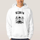 Kenia-Wappen Hoodie (Vorderseite)