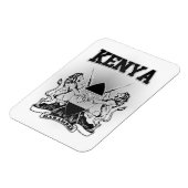 Kenia-Wappen Magnet (Linke Seite)