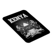 Kenia-Wappen Magnet (Rechte Seite)