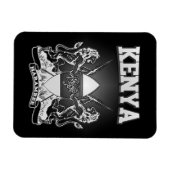 Kenia-Wappen Magnet (Horizontal)