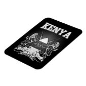 Kenia-Wappen Magnet (Linke Seite)