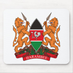 Kenia-Wappen Mousepad