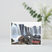 Kenia - Wasserfälle - Postkarte (Stehend Vorderseite)