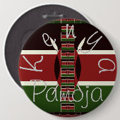 Kenia Zusammen Button (Vorne & Hinten)
