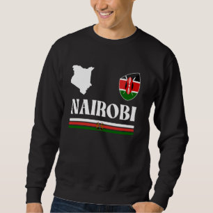 Keniafahne Nairobi, Kenia, Nairobi, Nairobi, Nairo Sweatshirt