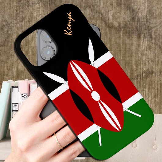 Kenianische Flagge Fall, Kenia Mode / Sport Case-Mate iPhone Hülle