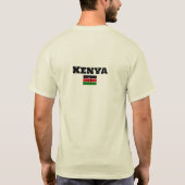 Kenianische Flagge, Flagge Kenias T-Shirt (Rückseite)