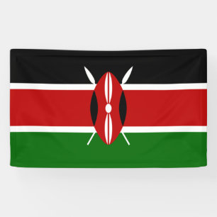 Kenianische Flagge (Kenia) Banner