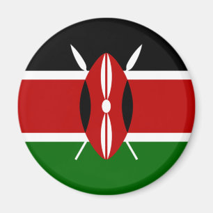 Kenianische Flagge (Kenia) Magnet