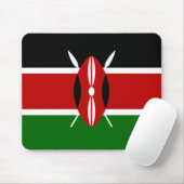 Kenianische Flagge (Kenia) Mousepad (Mit Mouse)