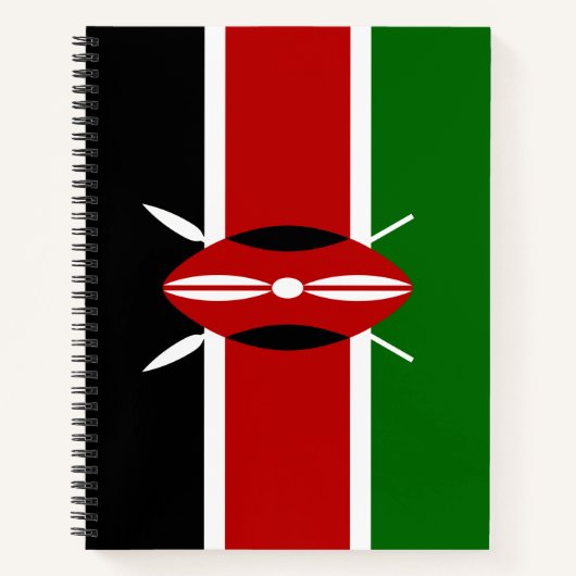 Kenianische Flagge (Kenia) Notizblock (Vorderseite)
