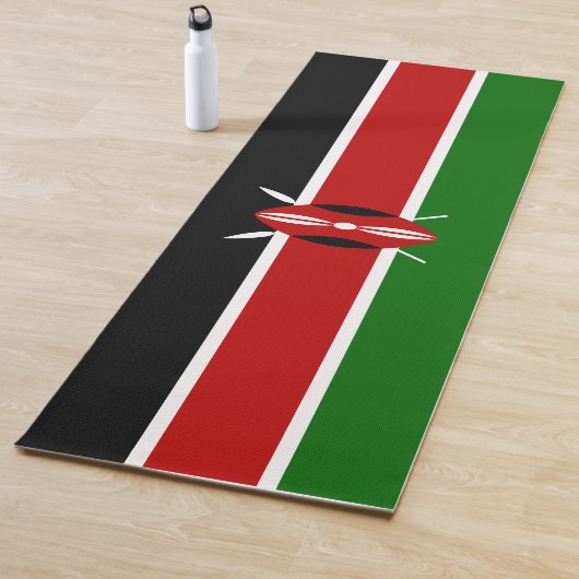 Kenianische Flagge (Kenia) Yogamatte (Beispiel)