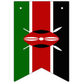 Kenianische Flagge & Party Kenya Banners / Hochzei (Zweite Fahne)