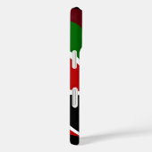 Kenianische Flagge wirbeln: Eine moderne Kunst Case-Mate iPhone Hülle (Rückseite / Rechts)