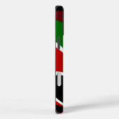 Kenianische Flagge wirbeln: Eine moderne Kunst Case-Mate iPhone Hülle (Rückseite / Rechts)