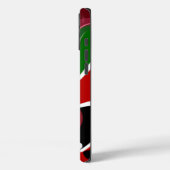 Kenianische Flagge wirbeln: Eine moderne Kunst Case-Mate iPhone Hülle (Rückseite / Links)