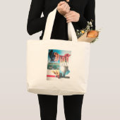 Kenianische Geschichte: Wildnis, Kultur und Küsten Jumbo Stoffbeutel (Vorderseite (Produkt))