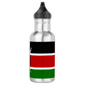 Kenianische Papiertasse Edelstahlflasche (Rechts)