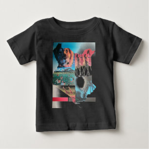 Kenianischer Teppich: Wildtiere, Kultur & Strand a Baby T-shirt
