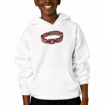 Kenianisches Armband Kinder Pullover Hoodie