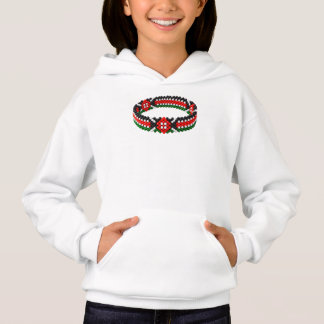 Kenianisches Armband Kinder Pullover Hoodie