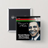 Kenias Stolz Button (Vorne & Hinten)