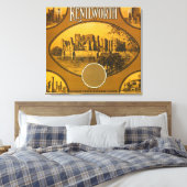 Kenilworth Orange LabelRiverside, CA Leinwanddruck (Insitu (Schlafzimmer))